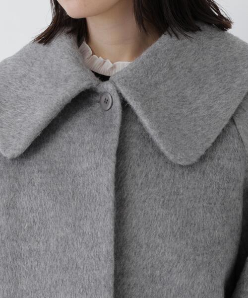 NATURAL BEAUTY BASIC(ナチュラルビューティーベーシック)の「ビックカラーシャギーコート(その他アウター・レディース・グレー/オフホワイト・FREE)」の12枚目の写真