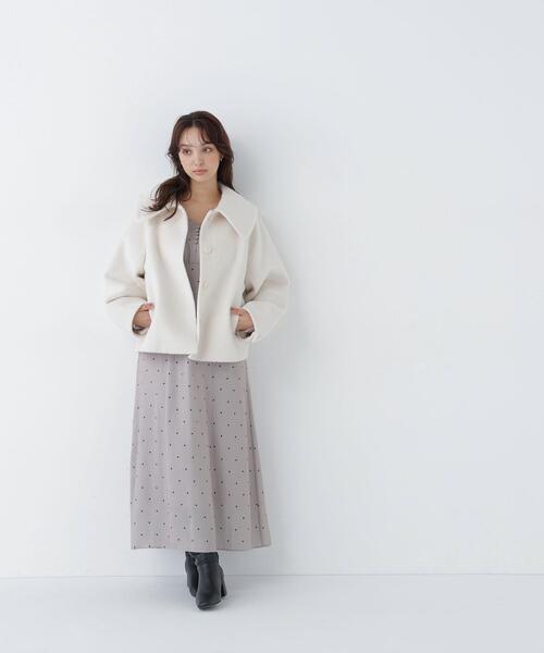 NATURAL BEAUTY BASIC(ナチュラルビューティーベーシック)の「ビックカラーシャギーコート(その他アウター・レディース・グレー/オフホワイト・FREE)」の19枚目の写真