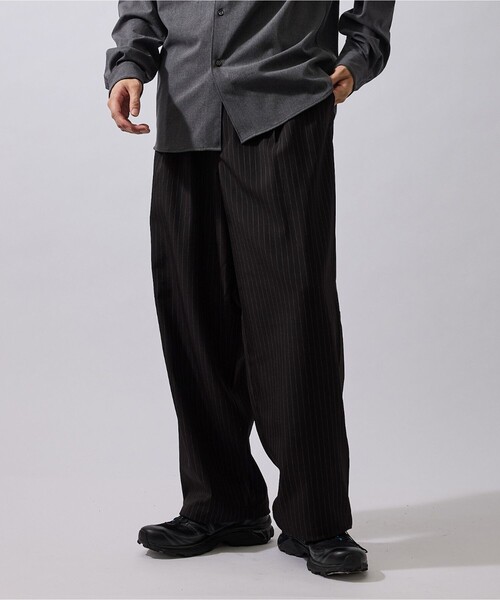 j.n.r.d(ジェー・エヌ・アール・ディー)の「イージードレスワイドパンツ(スラックス・メンズ・ブラック/ブラック系その他・S/L/M)」の20枚目の写真