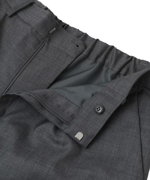 CONVERSE TOKYO(コンバーストウキョウ)の「【HL】POCKET TAB WIDE PANTS(SET-UP)(スラックス・レディース・ブラック/グレー・SMALL/MEDIUM)」の4枚目の写真
