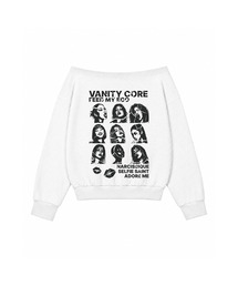 VANITY CORE オフショルダースウェットシャツ