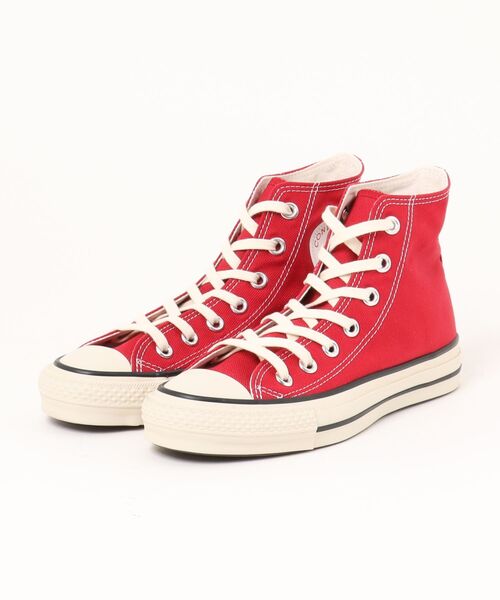CONVERSE(コンバース)の「CONVERSE コンバース CANVAS AS J HI キャンバス オールスター J HI 31318870 CLASSIC RED(スニーカー・メンズ・レッド・5h/5/4h/11h/10h/9h/9/8h/8/7h/7/6h)」の1枚目の写真