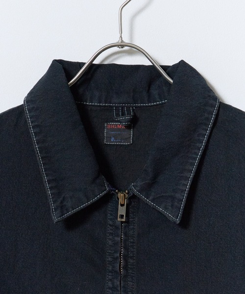 BIG MAC(ビッグマック)の「BIG MAC/ビッグマック LIGHT CHINO WORK JACKET 10oz デニムジャケット アウター 切り替えデザイン カジュアル アメカジ メンズ 2026年秋冬 秋服(デニムジャケット・メンズ・ブラック/インディゴブルー・M/L)」の3枚目の写真