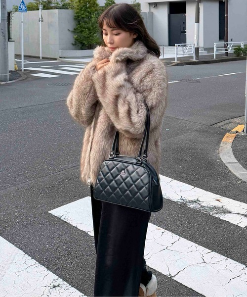 AS KNOW AS plus（アズノゥアズプラス）の「☆Wジップファスナー フェイクファーブルゾン【UNISEX ITEM】 【WEB限定】（ブルゾン・レディース・グレー系/ブラウン系/ベージュ系/アイボリー系・FREE）」の10枚目の写真