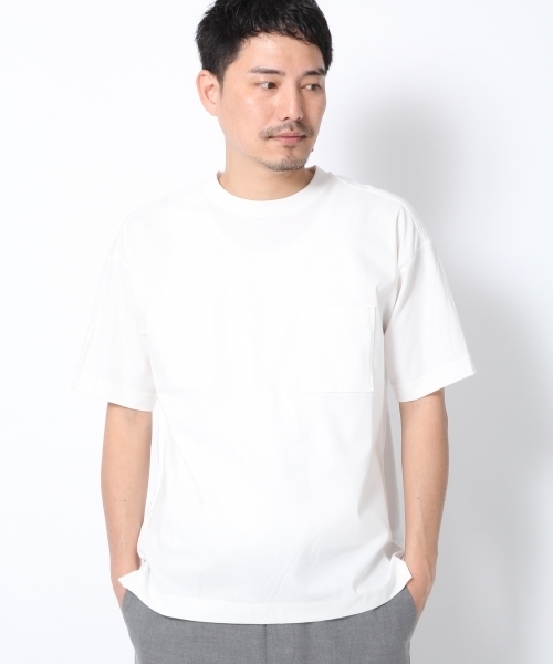 GLOBAL WORK（グローバルワーク）の「フハクキリカエデザインＴ/712582（Tシャツ/カットソー・メンズ・ホワイト/グレー/ネイビー/ダークブルー/ブラック・X-LARGE/MEDIUM/LARGE/SMALL）」の2枚目の写真