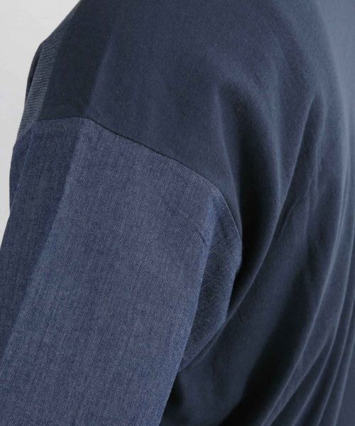 GLOBAL WORK（グローバルワーク）の「フハクキリカエデザインＴ/712582（Tシャツ/カットソー・メンズ・ホワイト/グレー/ネイビー/ダークブルー/ブラック・X-LARGE/MEDIUM/LARGE/SMALL）」の20枚目の写真