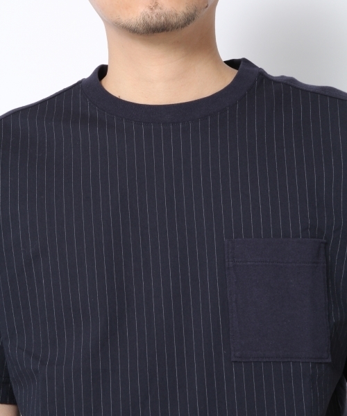 GLOBAL WORK（グローバルワーク）の「フハクキリカエデザインＴ/712582（Tシャツ/カットソー・メンズ・ホワイト/グレー/ネイビー/ダークブルー/ブラック・X-LARGE/MEDIUM/LARGE/SMALL）」の9枚目の写真