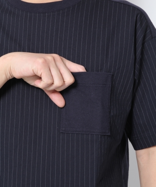 GLOBAL WORK（グローバルワーク）の「フハクキリカエデザインＴ/712582（Tシャツ/カットソー・メンズ・ホワイト/グレー/ネイビー/ダークブルー/ブラック・X-LARGE/MEDIUM/LARGE/SMALL）」の10枚目の写真