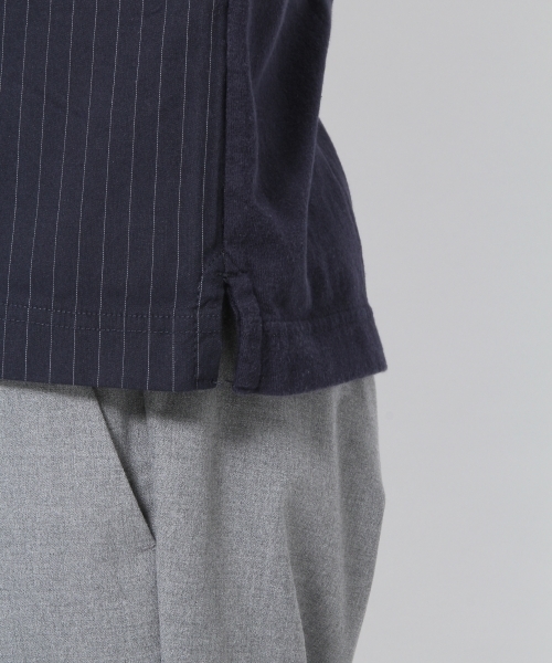 GLOBAL WORK（グローバルワーク）の「フハクキリカエデザインＴ/712582（Tシャツ/カットソー・メンズ・ホワイト/グレー/ネイビー/ダークブルー/ブラック・X-LARGE/MEDIUM/LARGE/SMALL）」の12枚目の写真