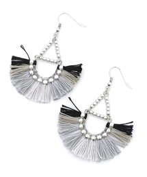 MOUSSY | COLOR FRINGE EARRING(ピアス（両耳用）)