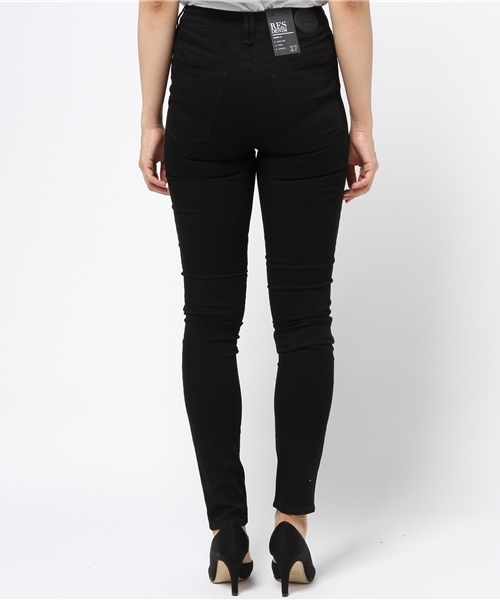 RES DENIM（レスデニム）の「RES DENIM/レスデニム HARRYS HI スキニーデニム ブラックデニム ストレッチ（デニムパンツ・レディース・ブラック・26inch/27inch）」の4枚目の写真