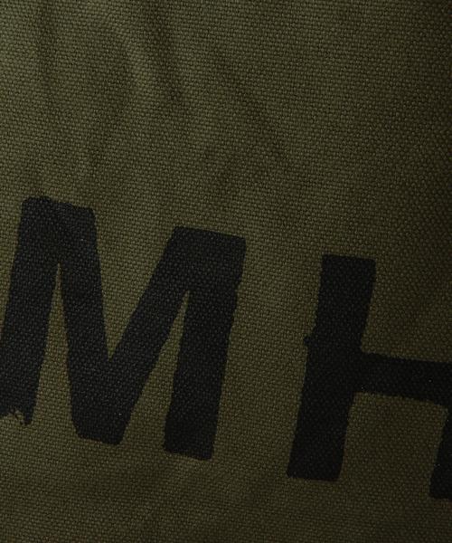 MHL.（エムエイチエル）の「＜MHL.＞ 32 CANVAS LOGO TOTE トートバッグ（トートバッグ・メンズ・ブラック/オリーブ・FREE）」の7枚目の写真