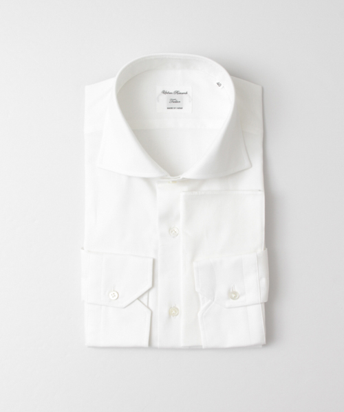 URBAN RESEARCH（アーバンリサーチ）の「UR TAILOR ピンオックスセミワイド（シャツ/ブラウス・メンズ・ホワイト/ブルー・38/39/40/41/37）」の2枚目の写真