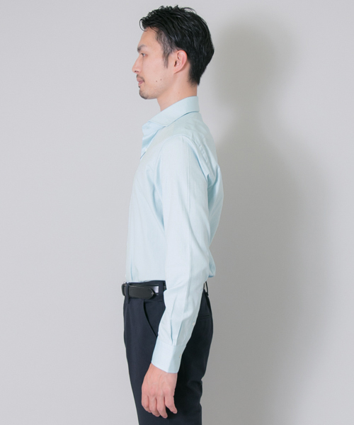 URBAN RESEARCH（アーバンリサーチ）の「UR TAILOR ピンオックスセミワイド（シャツ/ブラウス・メンズ・ホワイト/ブルー・38/39/40/41/37）」の5枚目の写真