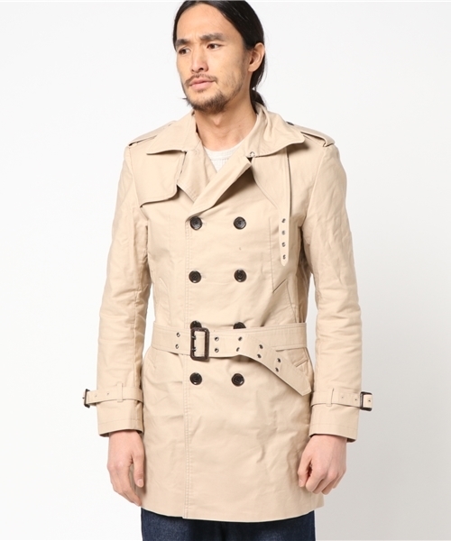 JACKROSE（ジャックローズ）の「コットントレンチコート（トレンチコート・メンズ・ベージュ/カーキ・XL/L/M）」の3枚目の写真