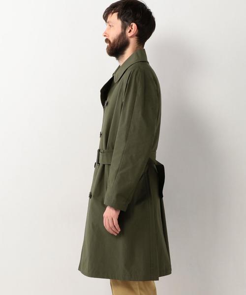 UNITED ARROWS（ユナイテッドアローズ）の「USCM ポリエステル コットン トレンチ コート ◆（トレンチコート・メンズ・ダークグリーン/ネイビー・X-LARGE/MEDIUM/SMALL/LARGE）」の18枚目の写真