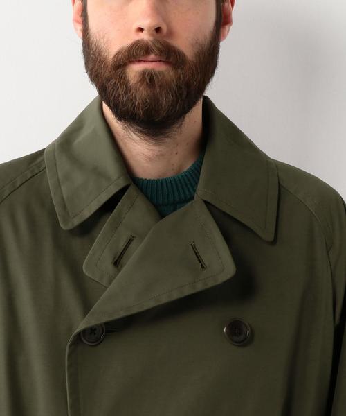 UNITED ARROWS（ユナイテッドアローズ）の「USCM ポリエステル コットン トレンチ コート ◆（トレンチコート・メンズ・ダークグリーン/ネイビー・X-LARGE/MEDIUM/SMALL/LARGE）」の20枚目の写真