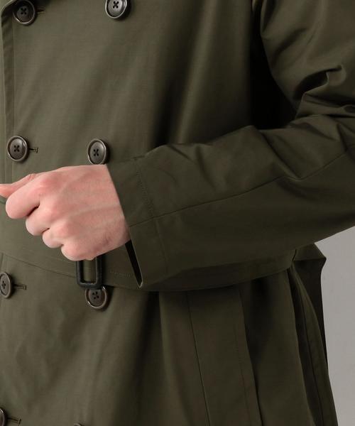UNITED ARROWS（ユナイテッドアローズ）の「USCM ポリエステル コットン トレンチ コート ◆（トレンチコート・メンズ・ダークグリーン/ネイビー・X-LARGE/MEDIUM/SMALL/LARGE）」の21枚目の写真