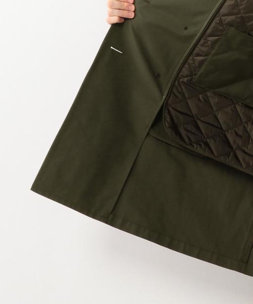 UNITED ARROWS（ユナイテッドアローズ）の「USCM ポリエステル コットン トレンチ コート ◆（トレンチコート・メンズ・ダークグリーン/ネイビー・X-LARGE/MEDIUM/SMALL/LARGE）」の12枚目の写真