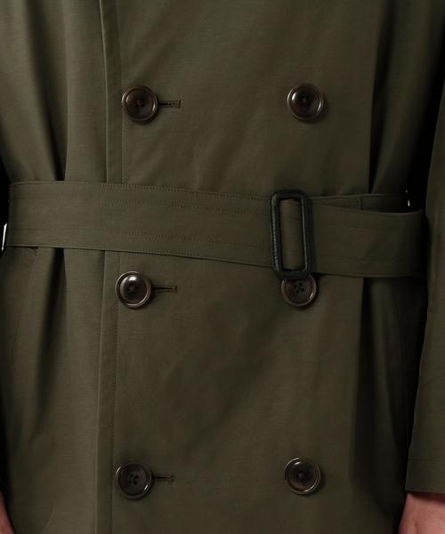 UNITED ARROWS（ユナイテッドアローズ）の「USCM ポリエステル コットン トレンチ コート ◆（トレンチコート・メンズ・ダークグリーン/ネイビー・X-LARGE/MEDIUM/SMALL/LARGE）」の13枚目の写真