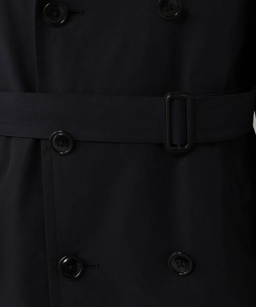 UNITED ARROWS（ユナイテッドアローズ）の「USCM ポリエステル コットン トレンチ コート ◆（トレンチコート・メンズ・ダークグリーン/ネイビー・X-LARGE/MEDIUM/SMALL/LARGE）」の7枚目の写真