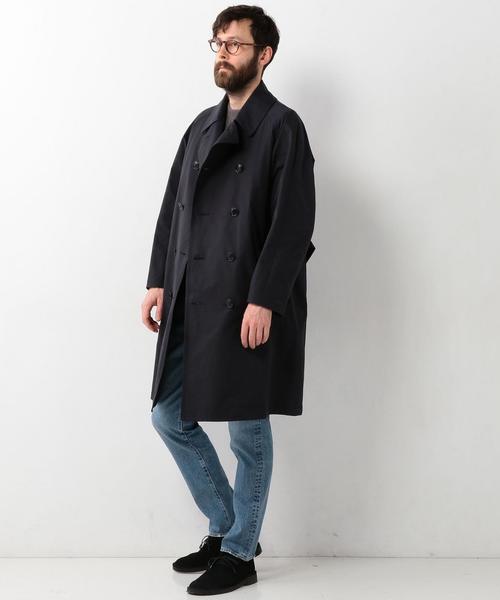 UNITED ARROWS（ユナイテッドアローズ）の「USCM ポリエステル コットン トレンチ コート ◆（トレンチコート・メンズ・ダークグリーン/ネイビー・X-LARGE/MEDIUM/SMALL/LARGE）」の8枚目の写真