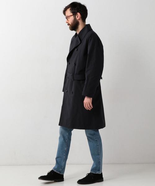 UNITED ARROWS（ユナイテッドアローズ）の「USCM ポリエステル コットン トレンチ コート ◆（トレンチコート・メンズ・ダークグリーン/ネイビー・X-LARGE/MEDIUM/SMALL/LARGE）」の9枚目の写真