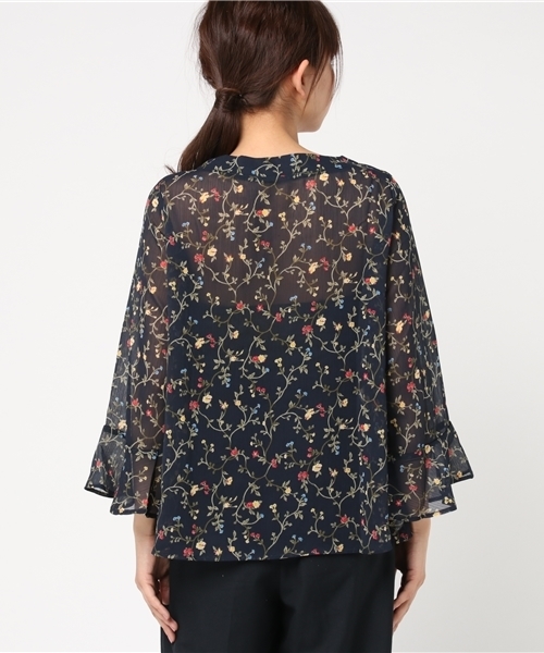 Honeys（ハニーズ）の「レースアップブラウス（シャツ/ブラウス・レディース・ホワイト系その他2/ホワイト系その他/レッド系その他/ブルー系その他2/ブルー系その他・L/M）」の8枚目の写真