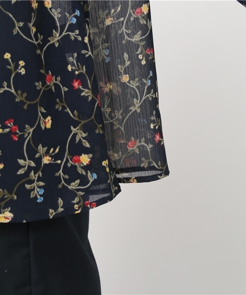 Honeys（ハニーズ）の「レースアップブラウス（シャツ/ブラウス・レディース・ホワイト系その他2/ホワイト系その他/レッド系その他/ブルー系その他2/ブルー系その他・L/M）」の11枚目の写真