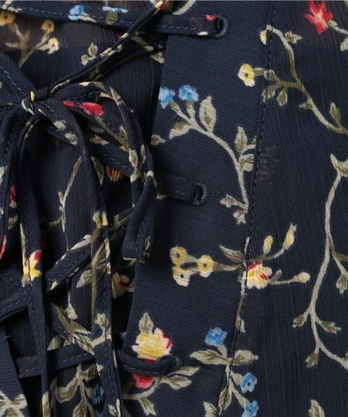 Honeys（ハニーズ）の「レースアップブラウス（シャツ/ブラウス・レディース・ホワイト系その他2/ホワイト系その他/レッド系その他/ブルー系その他2/ブルー系その他・L/M）」の12枚目の写真