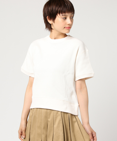 Le Tiroir De Dressterior ルティロワドゥドレステリア の ワッフルリブカットソー Tシャツ カットソー Wear