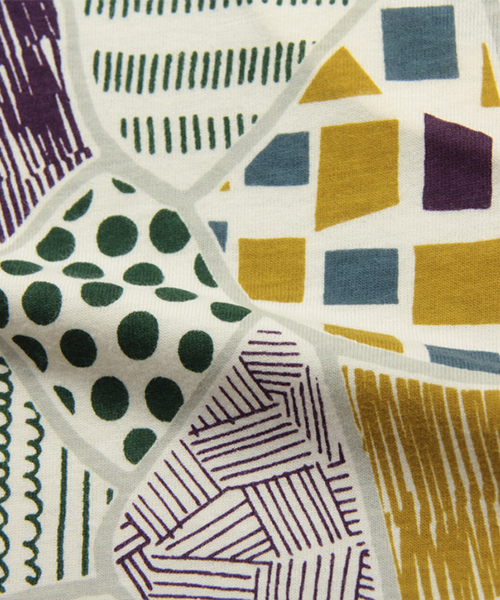 Design Tshirts Store graniph(デザイン ティーシャツ ストア グラニフ)の「マルチパターンTシャツH/エアリアルマップ(Tシャツ/カットソー・メンズ・ナチュラル・SMALL/LARGE/MEDIUM/X-SMALL)」の7枚目の写真