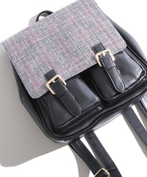 WEGO | WEGO/ダブルポケットベロアフラップリュック(バックパック/リュック)