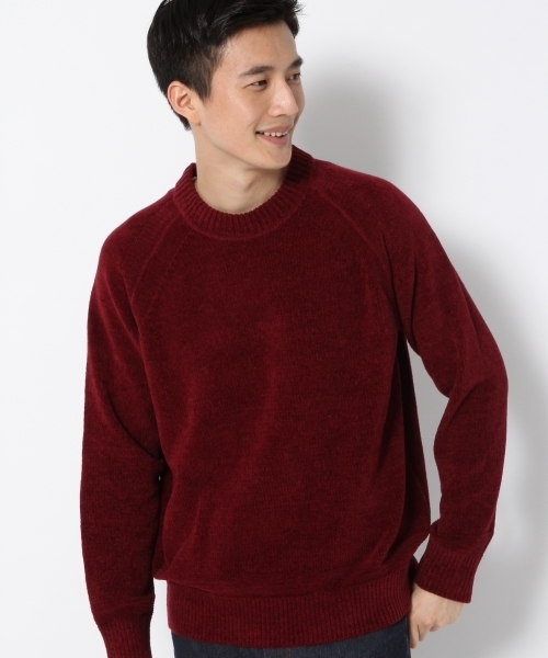 GLOBAL WORK(グローバルワーク)の「5ゲージモールニットプルオーバー/765447(ニット/セーター・メンズ・ブラック/ベージュ/ブルー/ワインレッド・SMALL/MEDIUM/LARGE/X-LARGE)」の4枚目の写真