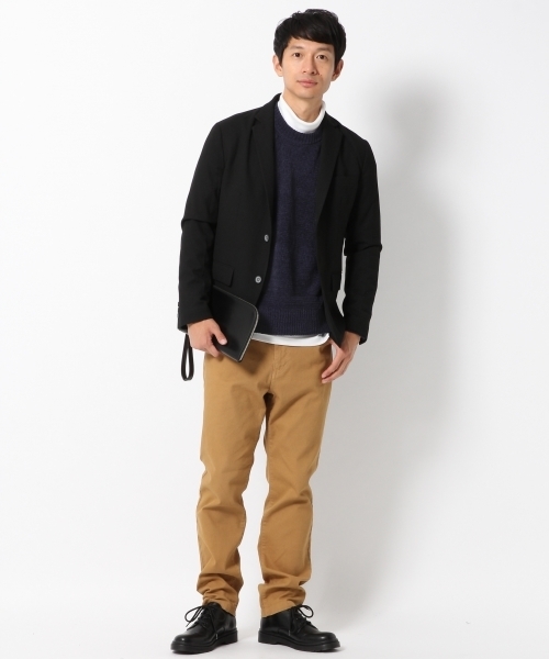 GLOBAL WORK(グローバルワーク)の「5ゲージモールニットプルオーバー/765447(ニット/セーター・メンズ・ブラック/ベージュ/ブルー/ワインレッド・SMALL/MEDIUM/LARGE/X-LARGE)」の5枚目の写真