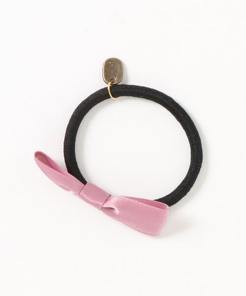 Fun & Daily（ファンアンドデイリー）の「F&D : シンプリーリボンヘアゴム（ヘアゴム・レディース・ブラック/グレー/ネイビー/ブルーグリーン/ワインレッド/ブラウン/イエロー/ピンク/グリーン/パープル/レッド/ミント・FREE）」の8枚目の写真