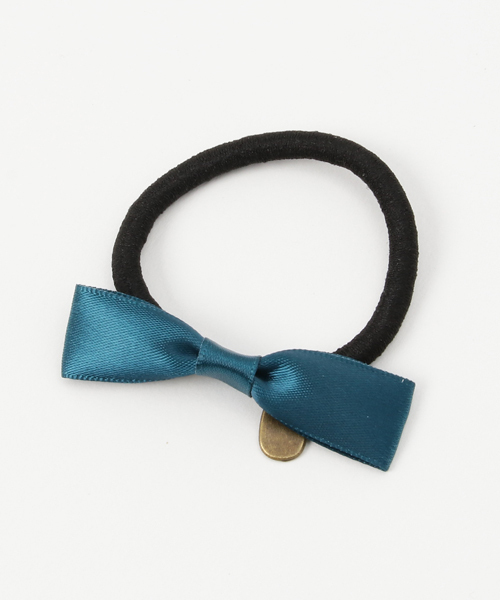 Fun & Daily（ファンアンドデイリー）の「F&D : シンプリーリボンヘアゴム（ヘアゴム・レディース・ブラック/グレー/ネイビー/ブルーグリーン/ワインレッド/ブラウン/イエロー/ピンク/グリーン/パープル/レッド/ミント・FREE）」の7枚目の写真