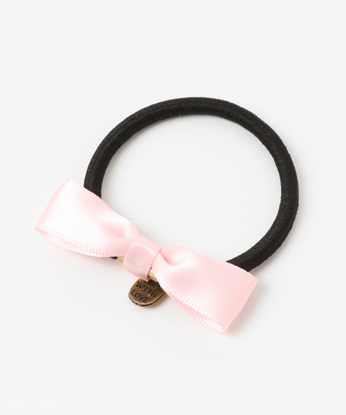 Fun & Daily（ファンアンドデイリー）の「F&D : シンプリーリボンヘアゴム（ヘアゴム・レディース・ブラック/グレー/ネイビー/ブルーグリーン/ワインレッド/ブラウン/イエロー/ピンク/グリーン/パープル/レッド/ミント・FREE）」の10枚目の写真