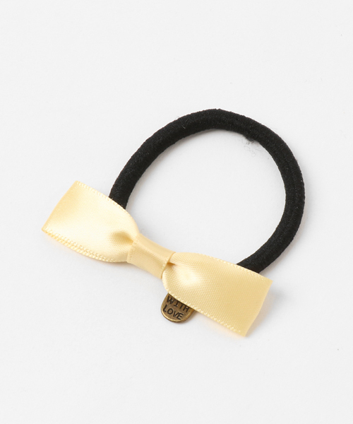 Fun & Daily（ファンアンドデイリー）の「F&D : シンプリーリボンヘアゴム（ヘアゴム・レディース・ブラック/グレー/ネイビー/ブルーグリーン/ワインレッド/ブラウン/イエロー/ピンク/グリーン/パープル/レッド/ミント・FREE）」の9枚目の写真