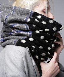 antiqua | もこもこドットスヌード(ストール/ショール)