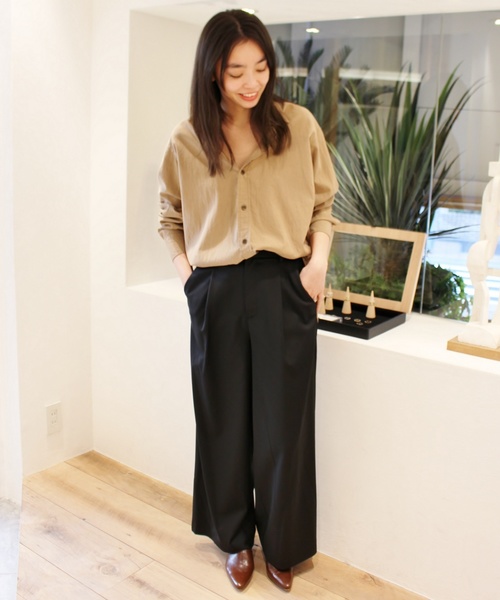 plage（プラージュ）の「タックワイドパンツ◇（その他パンツ
