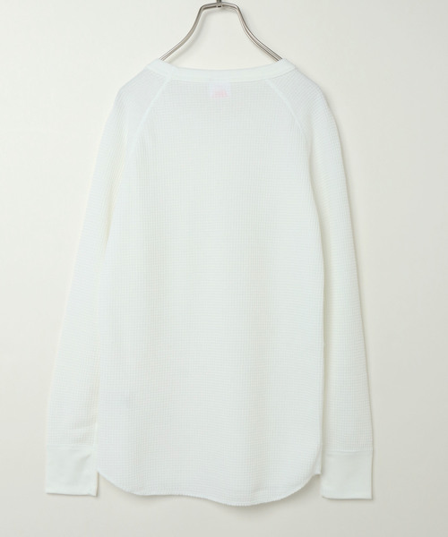 JEMORGAN（ジェーイーモーガン）の「【JE MORGAN】ジェーイーモーガン サーマル長袖ラグランクルーT（Tシャツ/カットソー・レディース・ホワイト/ブラック/グレー/オフホワイト/カーキオリーブ・M）」の19枚目の写真