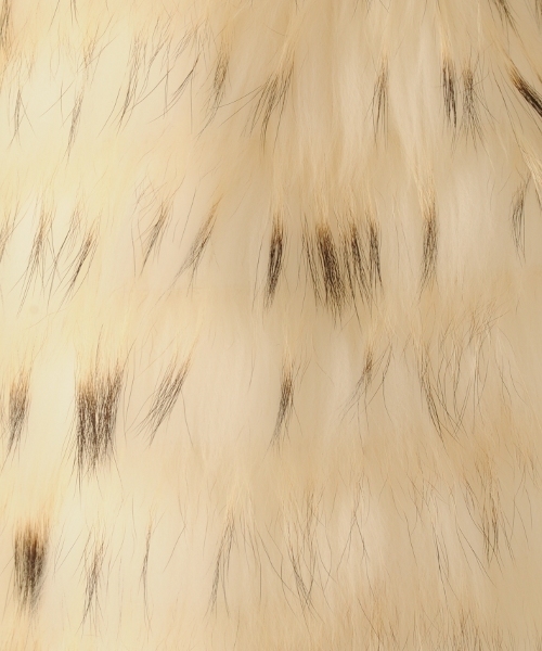 DURAS（デュラス）の「ラクーン段々コート（その他アウター・レディース・ホワイト/ブラック・FREE）」の8枚目の写真