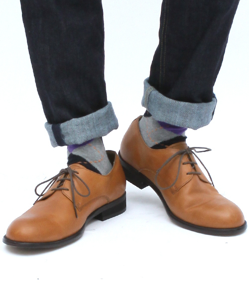 green label relaxing（グリーンレーベルリラクシング）の「GLR LEATHER PLAIN-TOEシューズ（その他シューズ・メンズ・ブラック/ブラウン/ダークブラウン・41/42/40/43）」の3枚目の写真