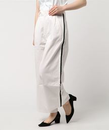 サイドラインデザインハイウエストワイドチノパンツ/レディース/ボトムス[M2191]神戸レタス