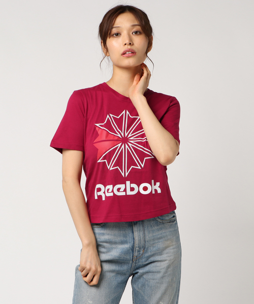 Reebok(リーボック)の「AC グラフィック Tシャツ(Tシャツ/カットソー・レディース・ホワイト/レッド/ホワイト×ブラック/コーラルピンク/グレー/コーラル・SMALL/MEDIUM/LARGE/X-LARGE)」の5枚目の写真