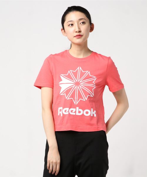 Reebok(リーボック)の「AC グラフィック Tシャツ(Tシャツ/カットソー・レディース・ホワイト/レッド/ホワイト×ブラック/コーラルピンク/グレー/コーラル・SMALL/MEDIUM/LARGE/X-LARGE)」の4枚目の写真