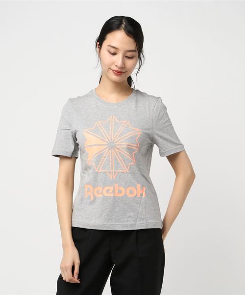 Reebok(リーボック)の「AC グラフィック Tシャツ(Tシャツ/カットソー・レディース・ホワイト/レッド/ホワイト×ブラック/コーラルピンク/グレー/コーラル・SMALL/MEDIUM/LARGE/X-LARGE)」の8枚目の写真