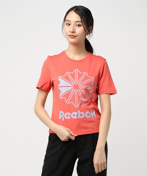 Reebok(リーボック)の「AC グラフィック Tシャツ(Tシャツ/カットソー・レディース・ホワイト/レッド/ホワイト×ブラック/コーラルピンク/グレー/コーラル・SMALL/MEDIUM/LARGE/X-LARGE)」の7枚目の写真