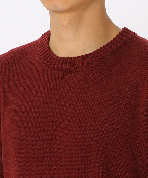 COMME CA ISM（コムサイズム）の「《ベーシックニット》　カラーニット（ニット/セーター・メンズ・ライトグレー/ベージュ/ネイビー/グリーン/マスタード/ワイン・MEDIUM/LARGE/X-LARGE）」の12枚目の写真